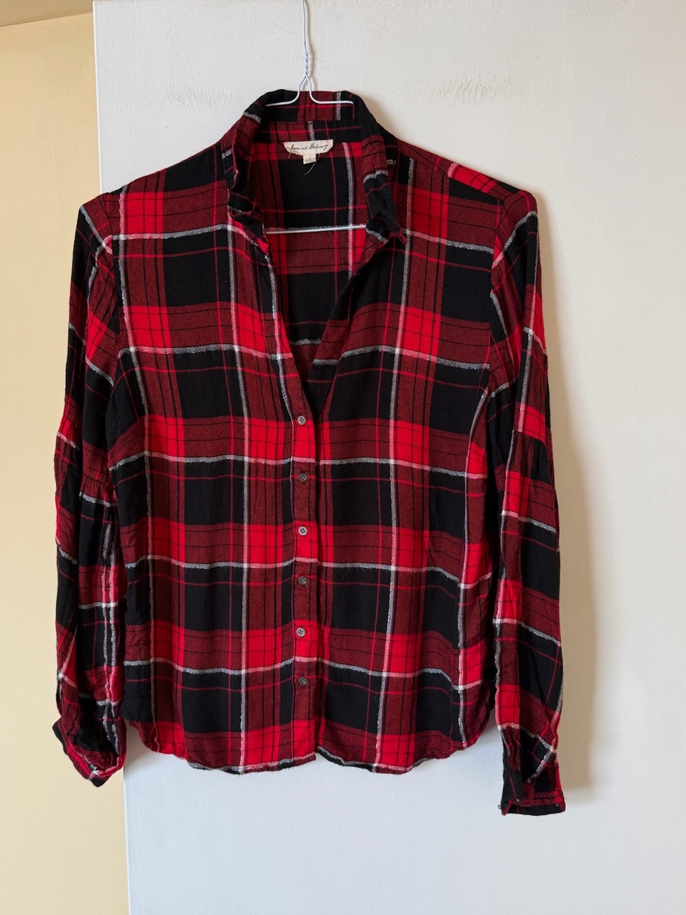 JANE AND DELANCEY button down - size L - EUC - Anthropologie